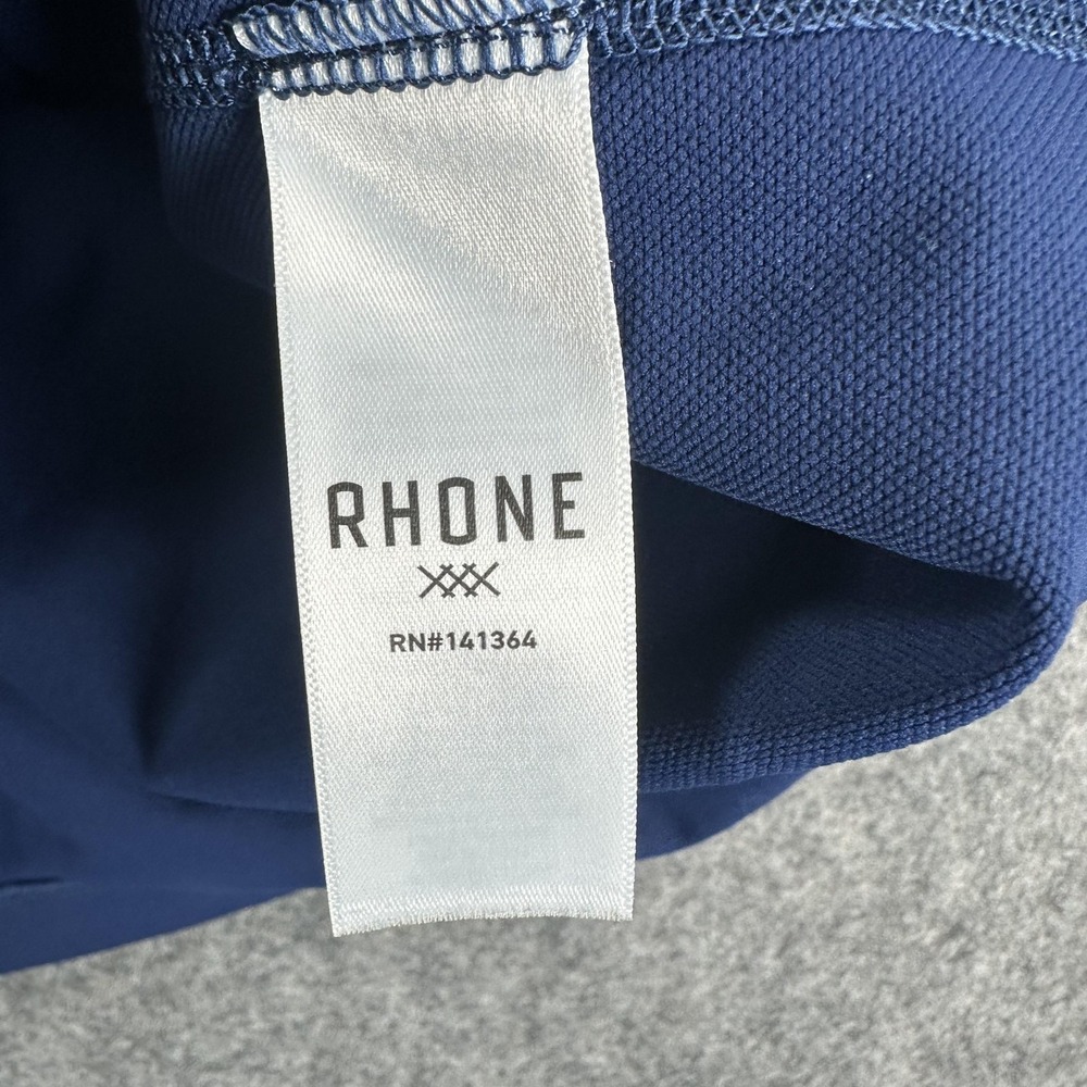 Rhone Pullover Mens XL Blue Session Quarter Zip Performance Athletic‎ Style - Picture 9 of 13